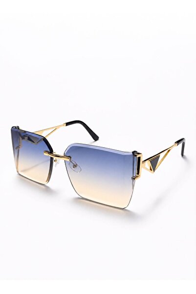 LUPİX New Model Women's Blue Style Sunglasses