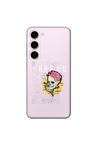 Other Samsung S23 Plus Skull Roses Transparent Silicone TPU Θήκη