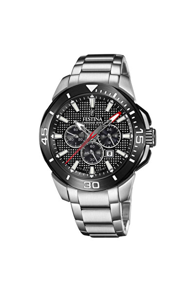 FESTİNA Ρολόι Ανδρικό Bracelet Stainless Steel Chronograf F2064/D