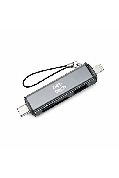 Boğazören Lightning Type-C SD Kart Okuyucu iPhone Android Uyumlu USB Flash Be...