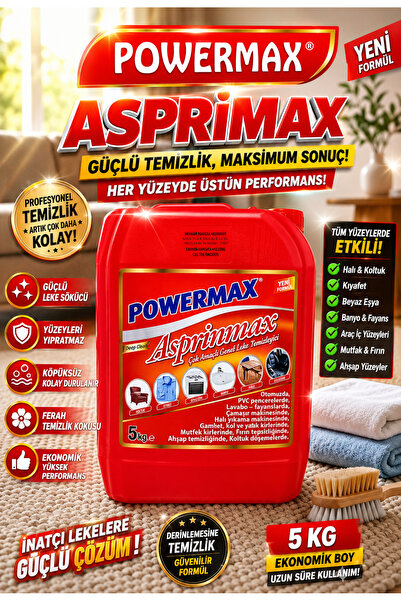 powermax ASPİRİNMAX 5 LİTRE ÇOK AMAÇLI PROFESYONEL TEMİZLİK ÜRÜNÜ