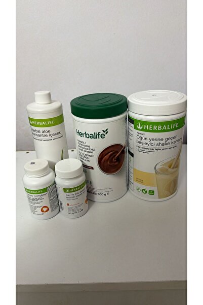 Herbalife CIKOLATALI SHAKE VANILYALI SHAKE ALOE THERMO SEFTALİLİ ÇAY