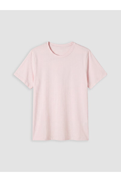 LC Waikiki Nevavm Big Size Oval Neck Women's T-Shirt with Difference