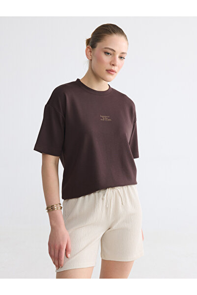 LC Waikiki Ozmarka New Season Printed Soft Touch Women's T-Shirt
