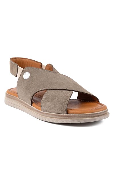 Mammamia 2710 26YS Γυναικεία Καθημερινά Σανδάλια Mink Suede