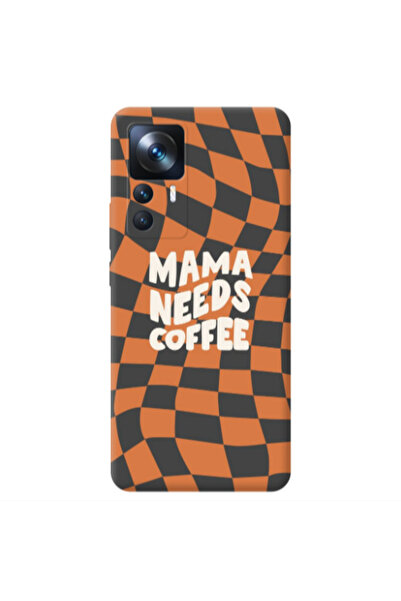 Other Xiaomi Mi 12T Mama needs coffee Transparent Silicone TPU Θήκη