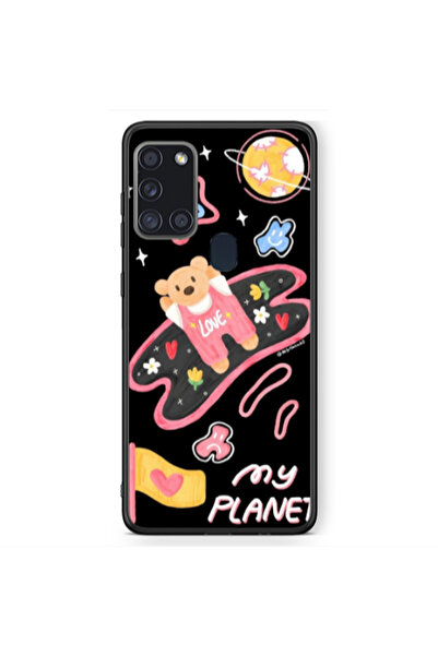 Other Samsung A21S My planet Black Glossy Θήκη