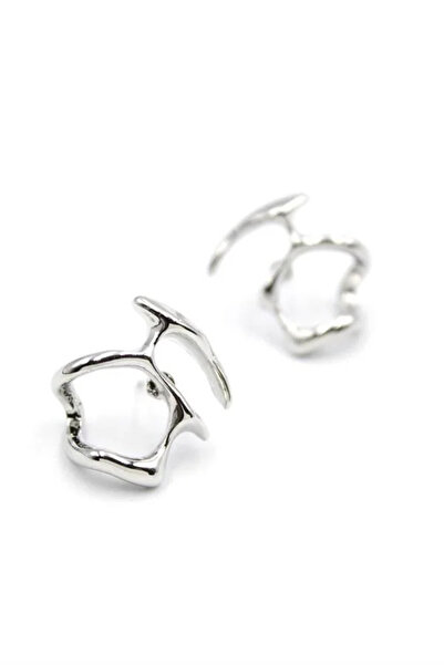 Marsilyan Nvdn- Ieg - Metal Earrings - Silver Iegrs-Nvdn1