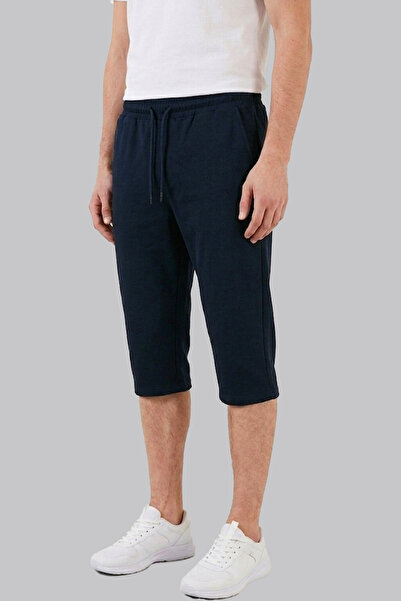 Cazador Men's Long Slim Fit Capri Bermuda Shorts Knitted Fabric Comfortable F...