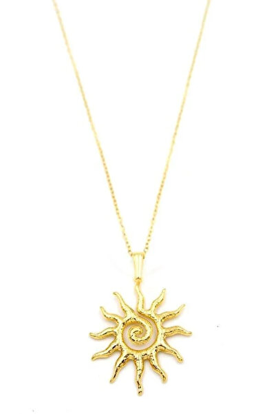 Marsilyan Nvdn- Ieg - Sun Necklace - Gold Iegrs-Nvdn1