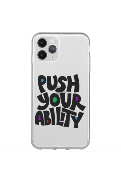 Other Apple iPhone 13 Pro Push Your Ability Transparent Silicone TPU Θήκη