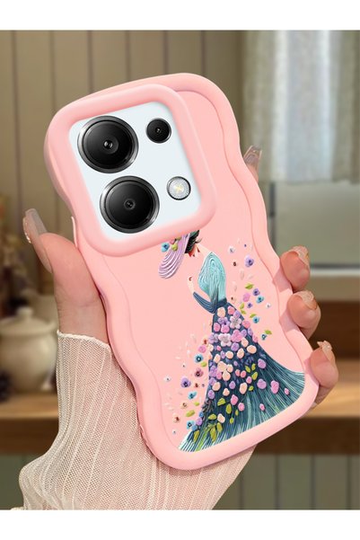 Hontinga Redmi Note 13 Pro 4g Compatible Case Camera Protector Pink Silicone ...