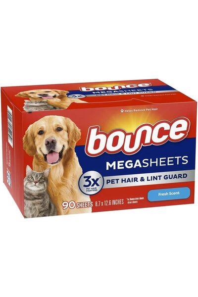 Yıldızan Terra Organik Bounce Dryer Wipes for Pet Hair 90 Pieces Terra Organi...