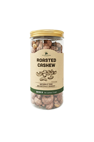 The Caphe Vietnam Roasted Cashew Nuts 1KG | Skin-On Cashews | Selected Size |...