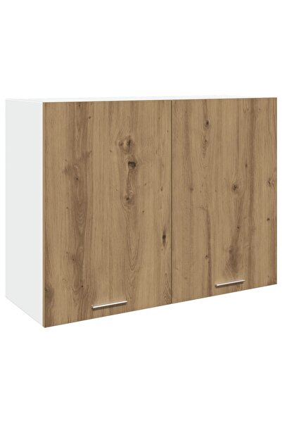 vidaxl Dulap suspendat “Lyon”, stejar artizanal, 80x31x60 cm