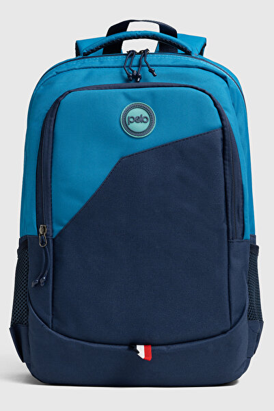 Mypolo Vigo Orthopedic Backpack Blue Navy - Middle School, High School and Da...
