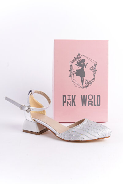 PW MODA Girl's Carnival Stone Detailed Evening Dress Shoes