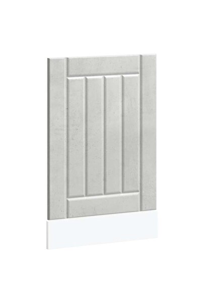 vidaxl Lucca dishwasher panel Concrete grey engineered wood
