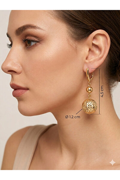 Rostil Efect Cercei casual- eleganti cu steluta atarnate pe lant
