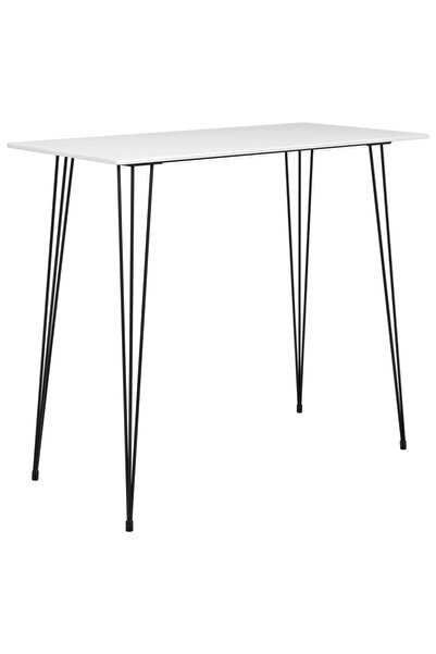 vidaxl Masă de bar, alb, 120 x 60 x 105 cm