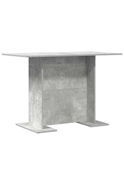 vidaxl Masă de dining Gri din beton 110 x 60 x 75 cm Lemn compozit