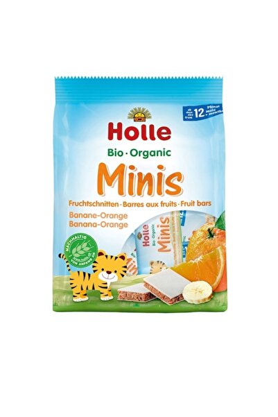Holle Fruit bars banana and orange, +12 months organic, 100g,