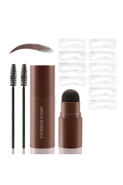 Boobeen Boobeen Eyebrow Stamp, Eyebrow Stamp Shaping Kit, Long Lasting Eyebro...