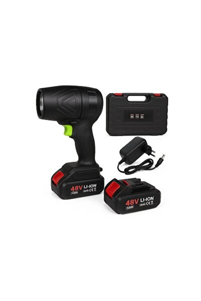 OEM Suflantă de aer portabilă profesională, 1000W, 150.000 RPM, 2 baterii de ...