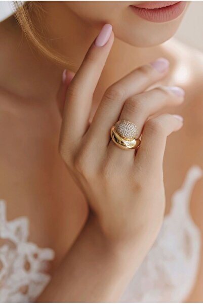 Monalisa Home Luxury Adjustable Ring with Stone Pattern