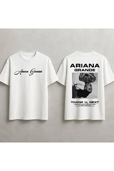 STİL-X Tricou oversize unisex cu imprimeu Ariana Grande, 100% bumbac