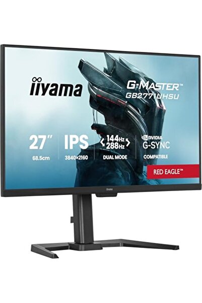 IIYAMA G-Master Red Eagle GB2771UHSU-B1 68,6 cm 27" IPS LED Oyun Monitörü Çif...