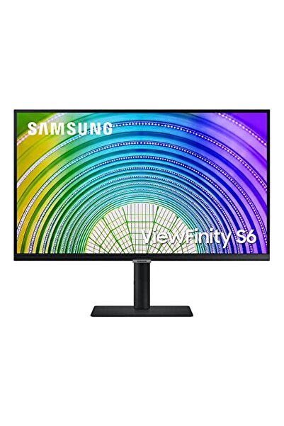 Samsung WQHD monitör S6U S27A600UUU, 27 inç, IPS panel, WQHD çözünürlük, HDR1...