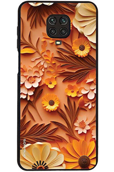 Other Θήκη Sonique Σειράς 3D Λουλουδιών για Xiaomi Redmi Note 9s/9 Pro Πορτοκαλί