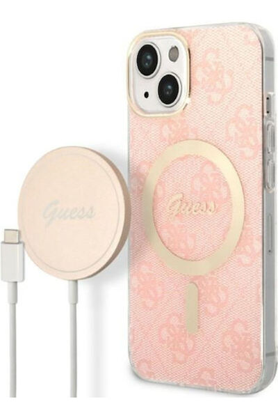 Guess Πίσω Κάλυμμα Σιλικόνης Ροζ (iPhone 14 Plus) Κωδικός: GUBPP14MH4EACSP
