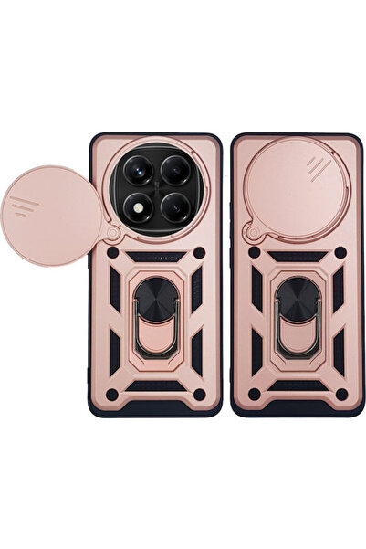 Other Θήκη Ring Armor Campro Sonique για Xiaomi Redmi Note 14 Pro 4G Ροζ Χρυσό