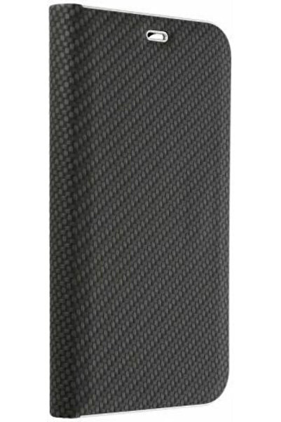 Forcell Luna Carbon Book Συνθετικό Δέρμα Μαύρο (Galaxy A33 5G)