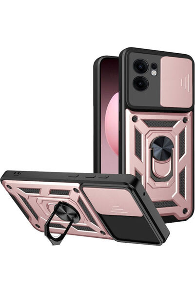 Techsuit Θήκη Προστασίας Σιλικόνης Ροζ Χρυσό (Oppo Reno13 F, Oppo Reno13 F 5G...