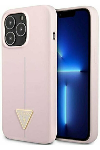 Guess Line Triangle Πίσω Κάλυμμα Σιλικόνης Μωβ (iPhone 13 Pro Max) Κωδικός: G...