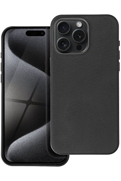 OEM Υφαντή Υφασμάτινη Πίσω Θήκη Mag Μαύρη (iPhone 14 Plus)