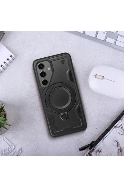 OEM Frost Πίσω Κάλυμμα Σιλικόνης / Πλαστικού Μαύρο (Redmi 13 / Poco M6 4G)