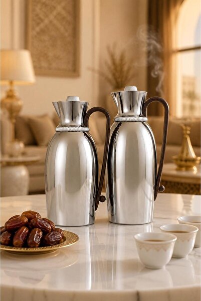 Generic Trams Chrome Silver Set with Dark Wood Details Exudes Elegance and So...