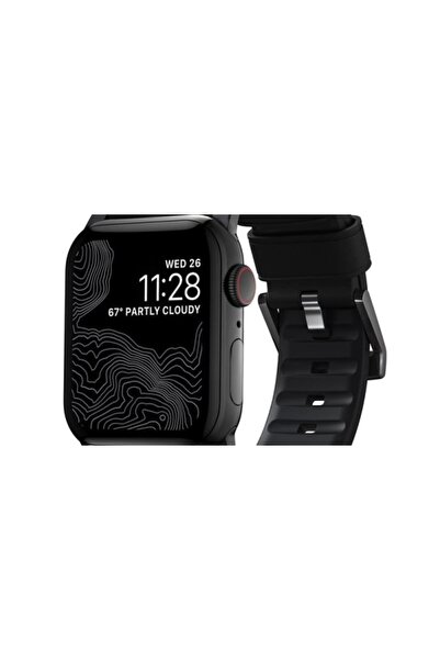 Nomad Active Waterproof Leather Strap for Apple Watch 49/46/45/44/42mm (Ultra...