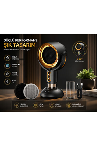 Apricot NP-03 Taşınabilir Masaüstü Hava Temizleyici Dumansız Koku Giderici