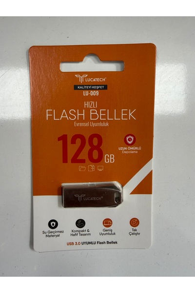 Lucatech Luatech 128GB USB Flash Bellek – Ultra Hızlı Taşınabilir USB Bellek ...