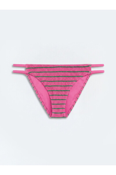 LC Waikiki Pembe Çizgili Çift Bantlı Kadın Bikini Altı
