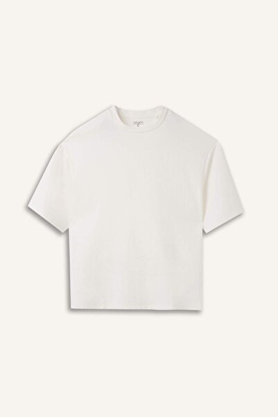 DeFacto Boxy Fit Basic Short Sleeve T-Shirt G4277Ax26Sm