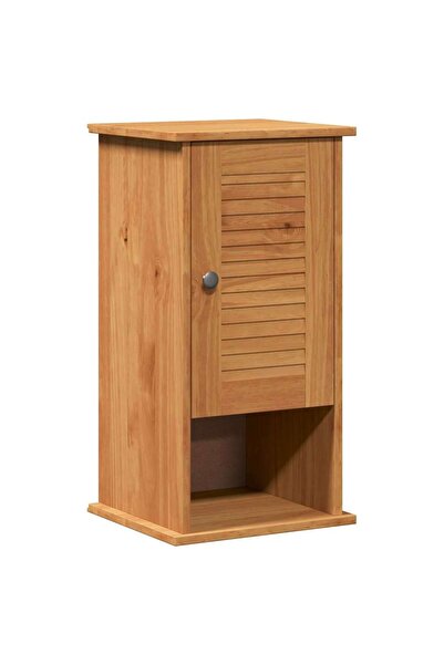 vidaxl Bathroom Cabinet with Shelf VIGO Brown and Honey Brown 37 x 34 x 71.5 cm