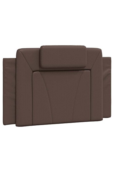 vidaxl Pernă pentru tăblie pat, Viana, maro, 80 cm, piele artificială