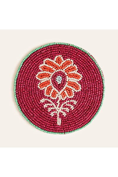 Zsa Zsa Zsu Dadrı Colored Glass Bead Coaster 10 cm