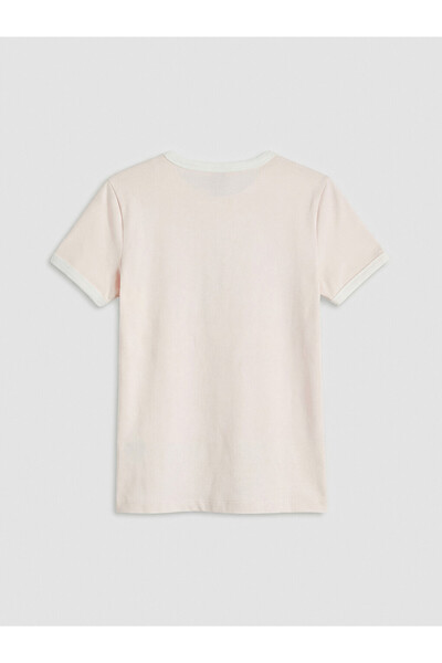 LC Waikiki Crew Neck Printed Girl's T-Shirt